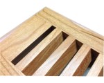 Cherry Self Rimming Drop in Wood Floor Vent