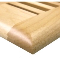 Maple Self Rimming Drop in Wood Floor Vent