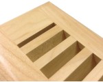 Maple Self Rimming Drop in Wood Floor Vent
