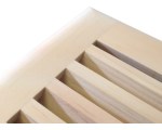 White Pine Self Rimming Drop in Wood Floor Vent