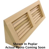 Fir Corner Baseboard Angle Mounted Wood Grille Vents