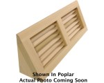 Maple Corner Baseboard Angle Mounted Wood Grille Vents