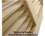 Maple Corner Baseboard Angle Mounted Wood Grille Vents