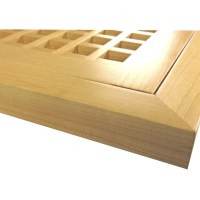 Cherry Flush Mount Egg Crate Wood Floor Grate Vents