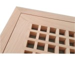 Maple Flush Mount Egg Crate Wood Floor Grate Vents