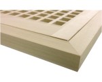 Poplar Flush Mount Egg Crate Wood Floor Grate Vents