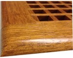 Jatoba Self Rimming Egg Crate Wood Floor Grate Vents