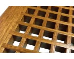 Jatoba Self Rimming Egg Crate Wood Floor Grate Vents
