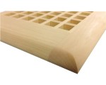 Pine Self Rimming Egg Crate Wood Floor Grate Vents