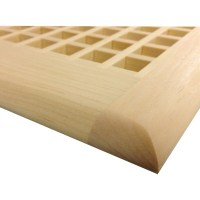 Pine Self Rimming Egg Crate Wood Floor Grate Vents