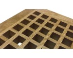 White Oak Self Rimming Egg Crate Wood Floor Grate Vents