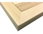 Hickory Flush Mount Wood Floor Vent With Frame