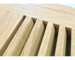 White Oak Flush Mount Wood Floor Vent With Frame