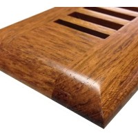 Jatoba (Brazillian Cherry) Self Rimming Drop in Wood Floor Vent