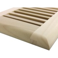 Self Rimming Poplar Wood Vent Cover