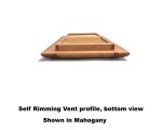 Self Rimming Wood Floor Vent Profile Bottom View