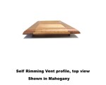 Self Rimming Wood Floor Vent Profile Top View