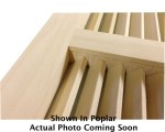 Jatoba (Brazilian Cherry) Wall Mount Cold Air Return Wood Grille Vents