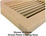 Quarter Sawn White Oak Wall Mount Cold Air Return Wood Grille Vents